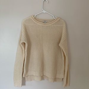 Cream sweater